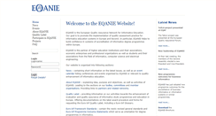 Desktop Screenshot of eqanie.eu